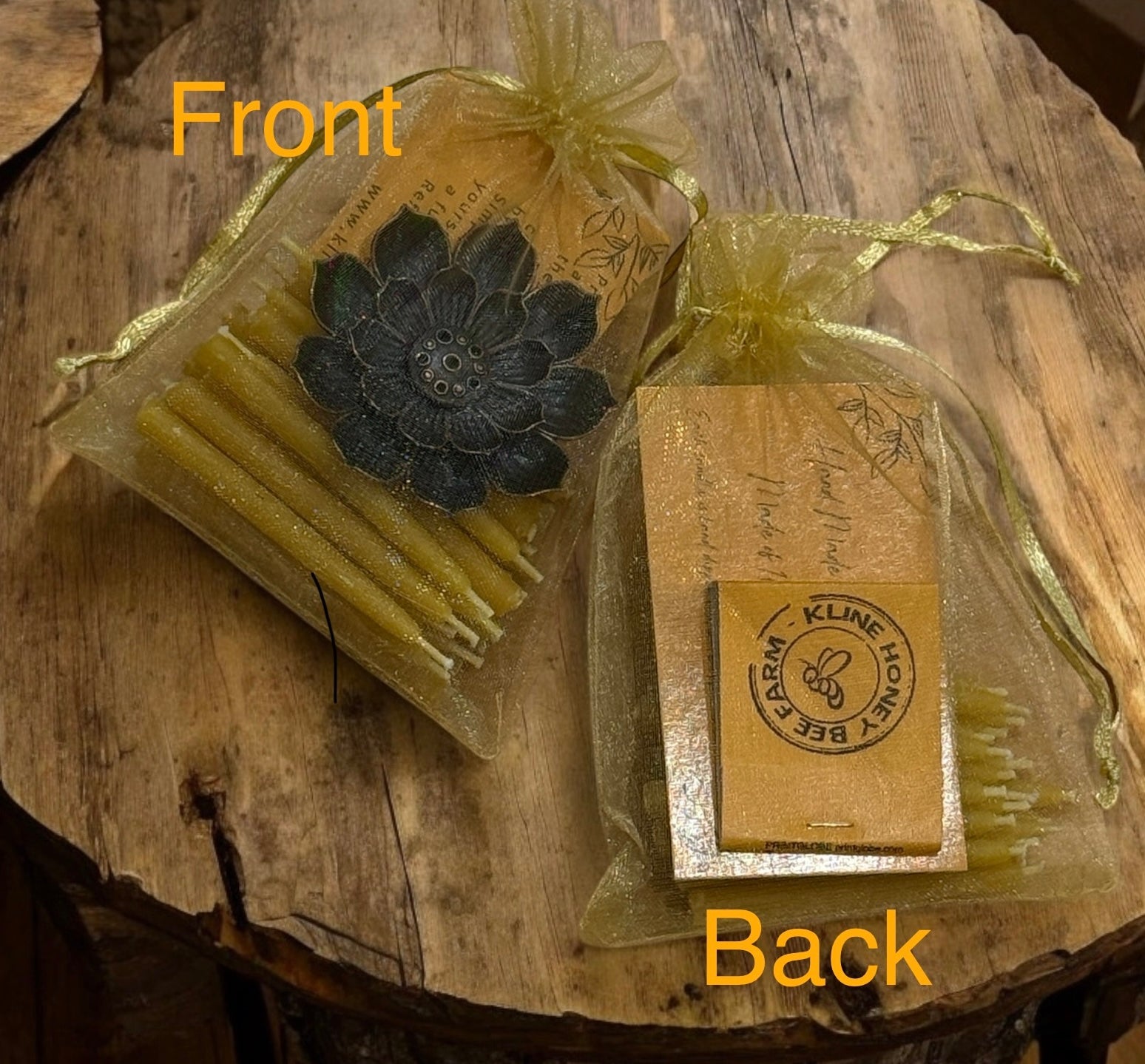 Meditation Beeswax Candle Set 20 Minutes of Relaxation | Kline