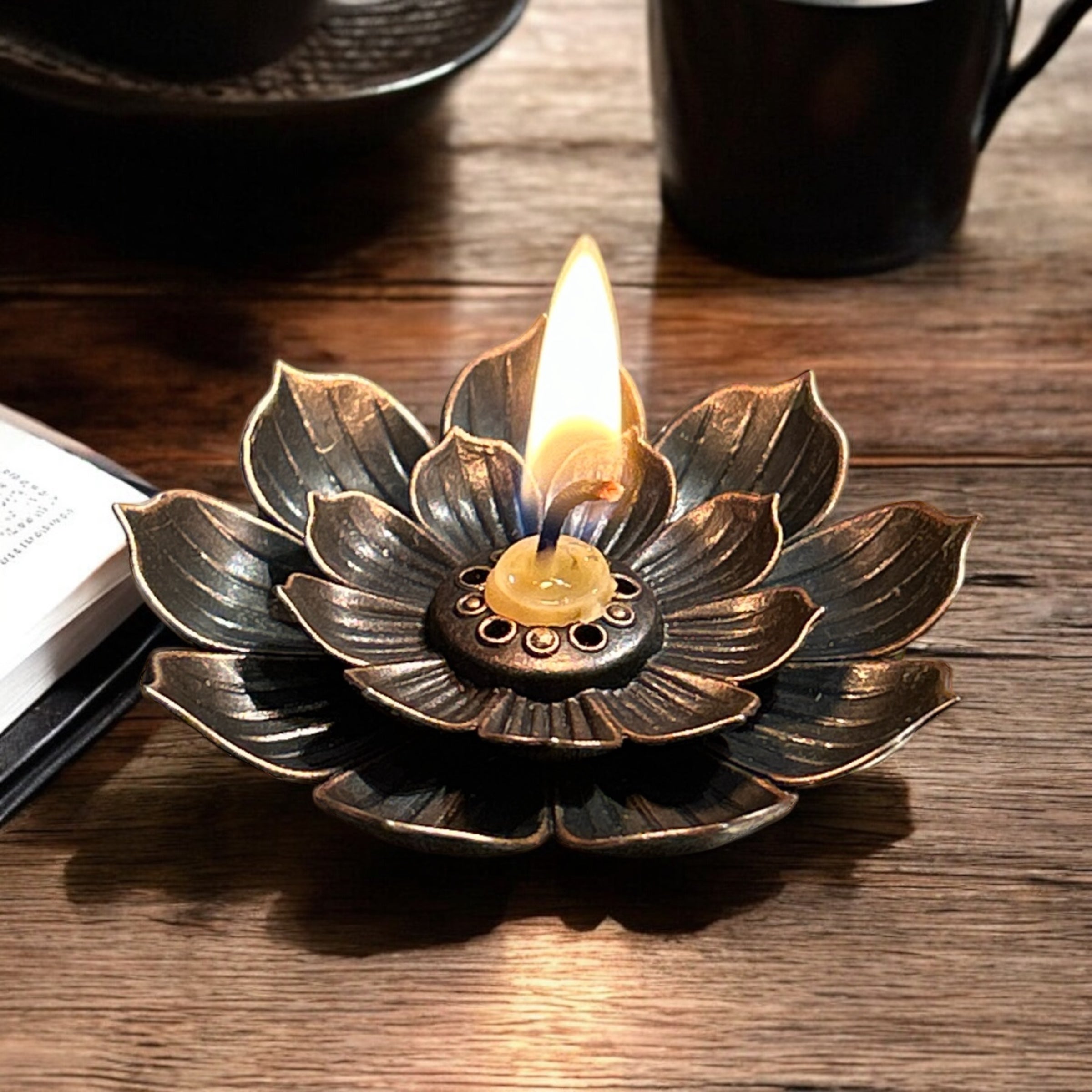 【蓮華】 CMC電磁波キャンセラー 4枚セット Beeswax Heart Candles | Perfect Gift to Say I Love You! | Sunbeam