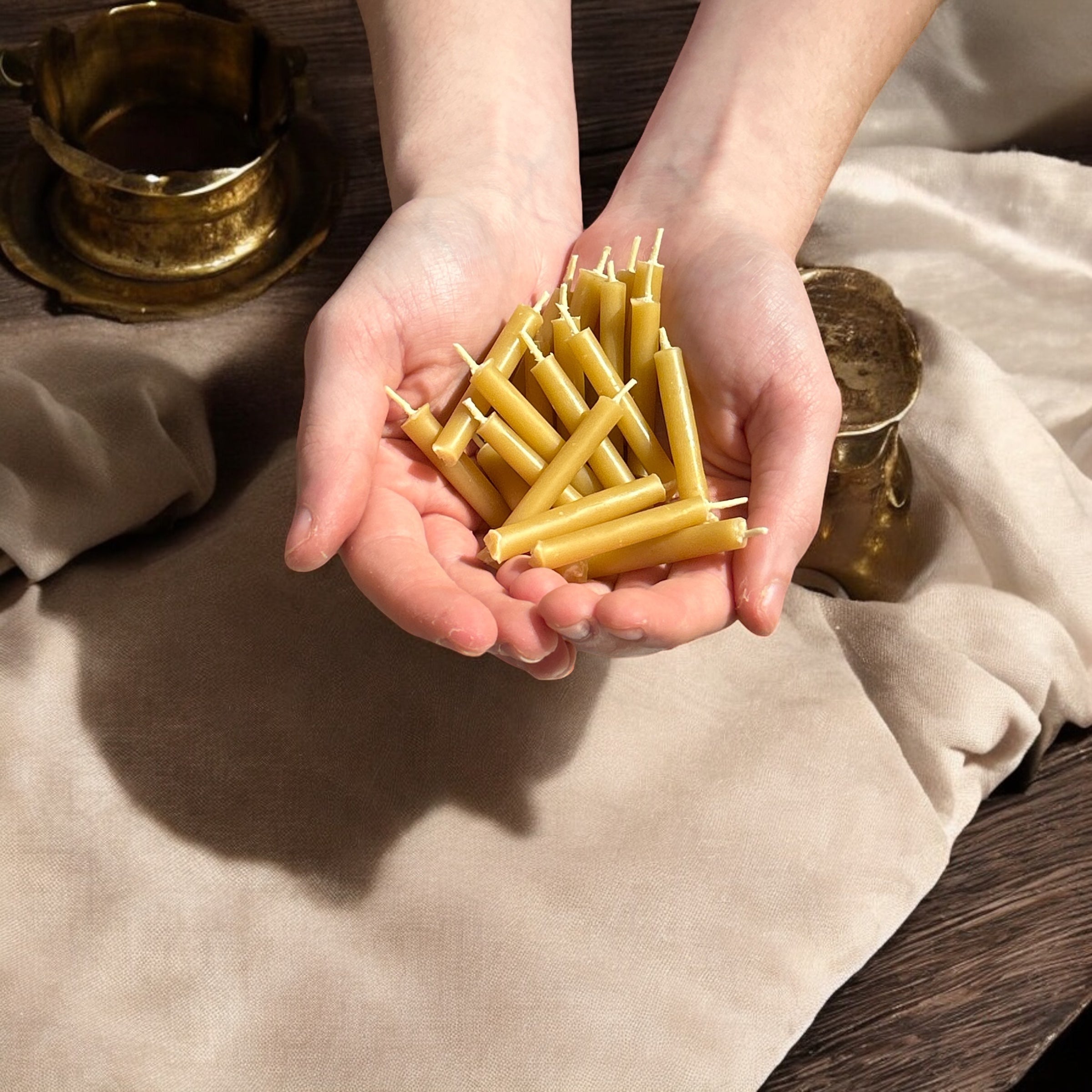 Meditation Beeswax Candle Set 20 Minutes of Relaxation | Kline